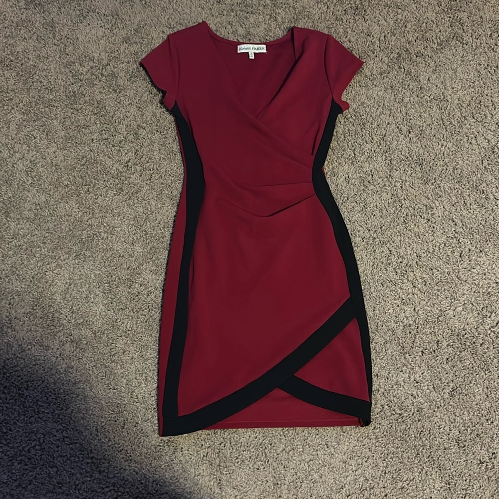 Almost famous faux wrap dress